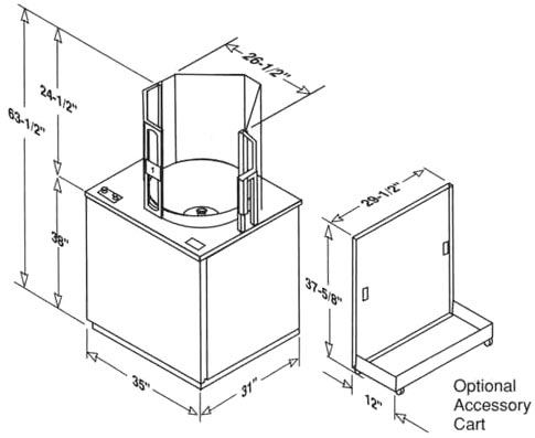 LS22 Cabinet Dimensions